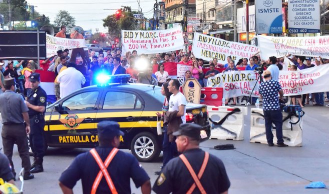 presencia policial obras de metrobus