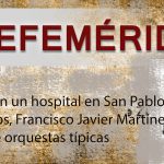 EFEMERIDES francisco javier martinez