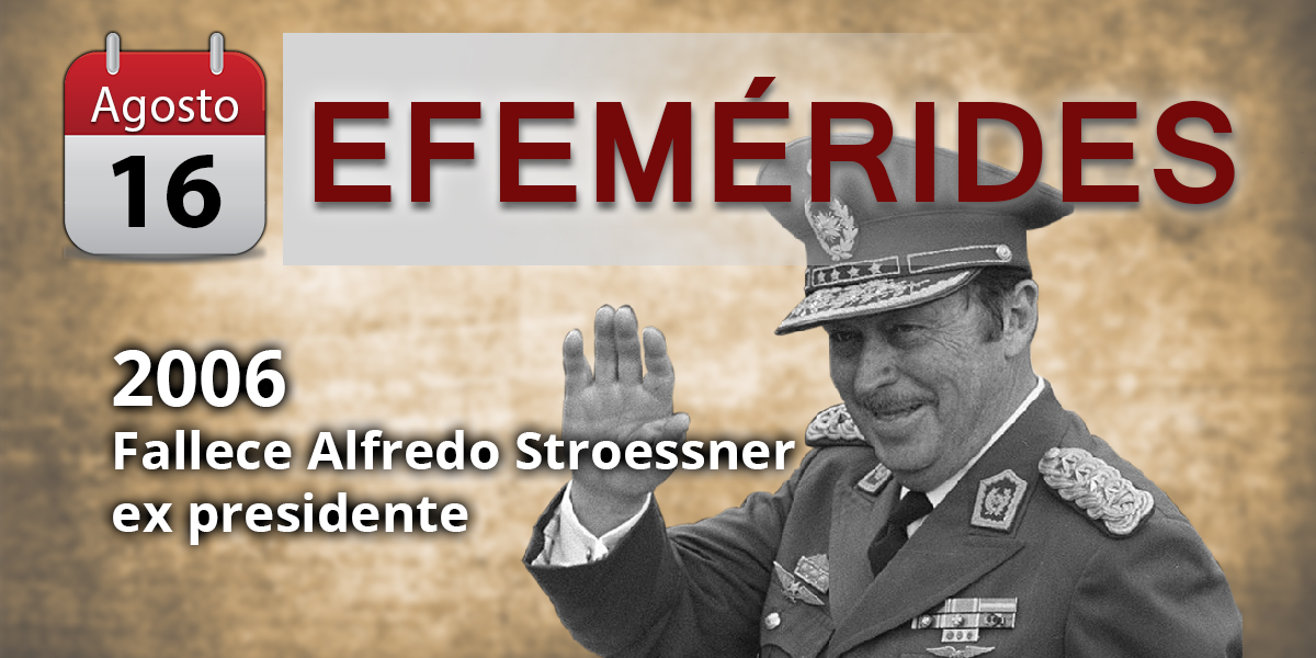 EFEMERIDES MUERE STROESSNER .RADIO NACIONAL.