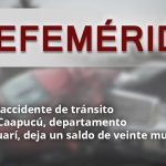 EFEMERIDES ACCIDENTE