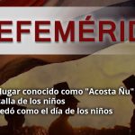 EFEMERIDES ACOSTAÑU