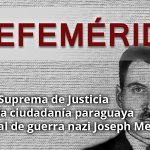 EFEMERIDES JOSEPH MENGELE