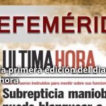 EFEMERIDES DIARIO ULTIMA HORA