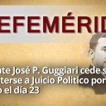 EFEMERIDES JOSE P GUGGIARI