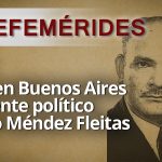 EFEMERIDES EPIFANIO MENDEZ FLEITAS MUERE