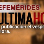 EFEMERIDES ULTIMA HORA
