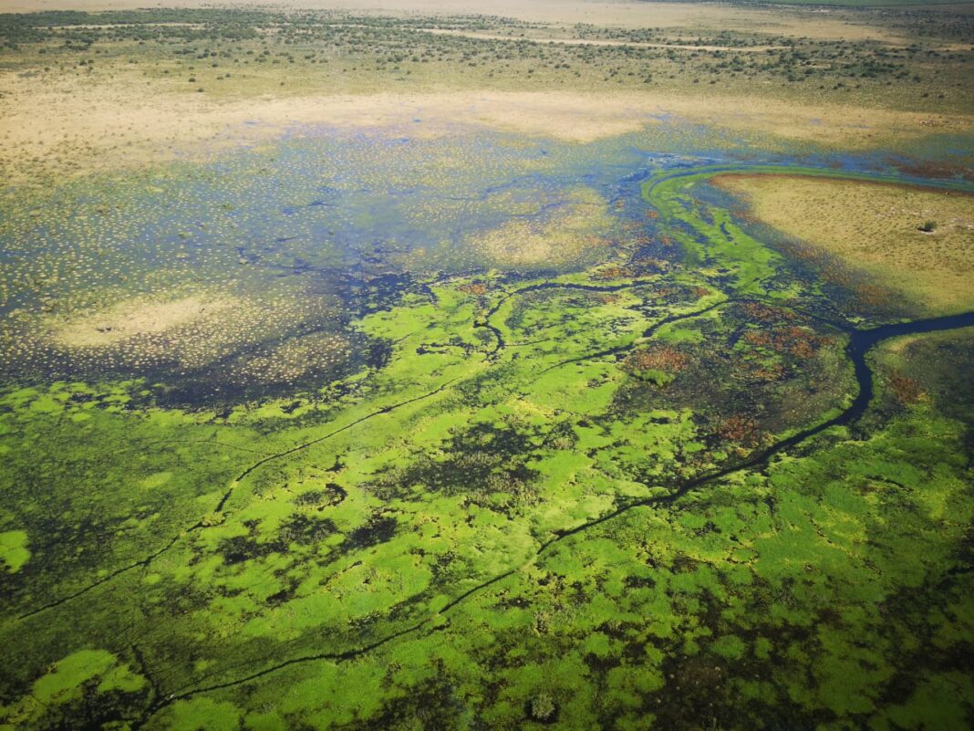 Sobrevuelo canal del Pilcomayo