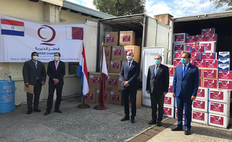 Paraguay recibe insumos médicos de Qatar