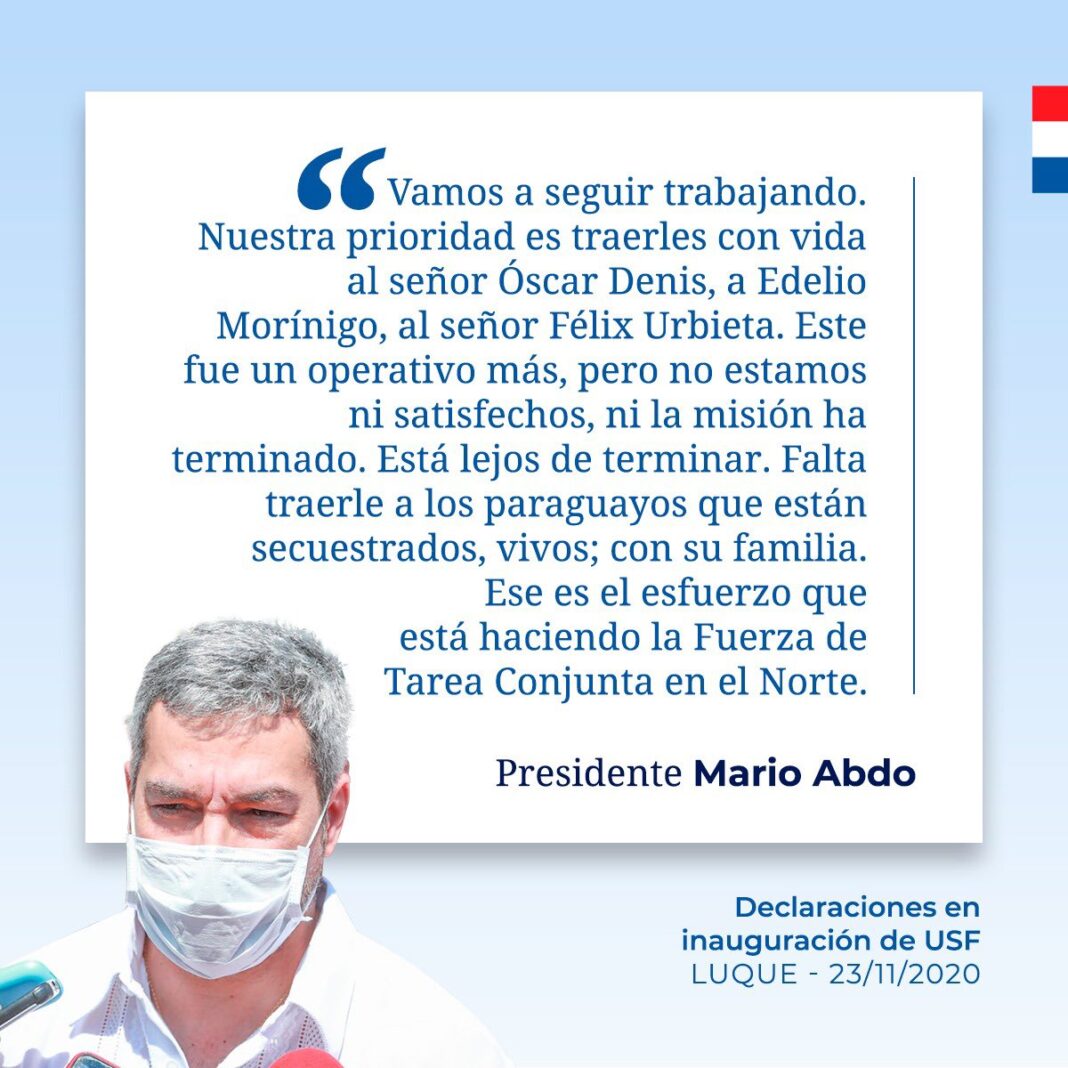 marito promesa secuestrados