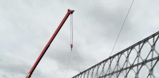 Puente sobre paso palenque a punto de culminar