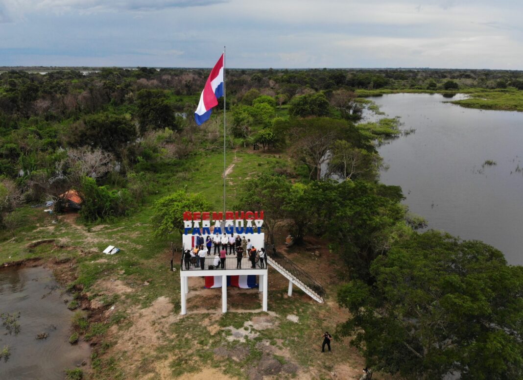 Señalizan territorio nacional en Ñeembucú