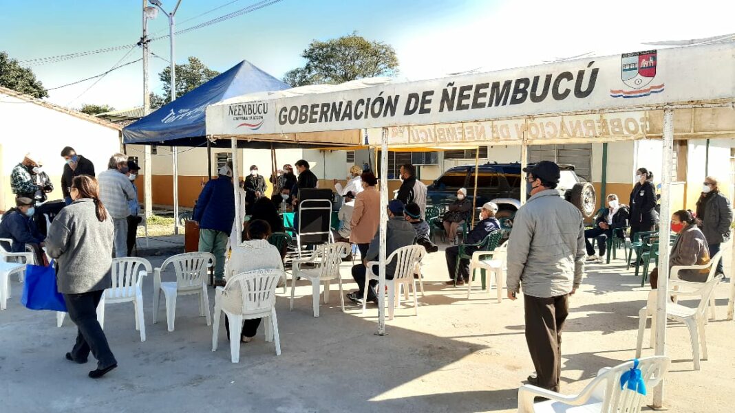 Ñeembucú registra buen porcentaje de inmunización de adultos mayores
