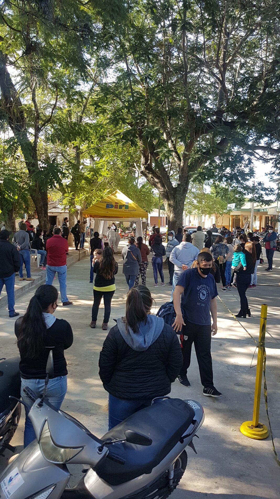 Masiva concurrencia en la toma de muestra para el Diagnóstico del COVID 19