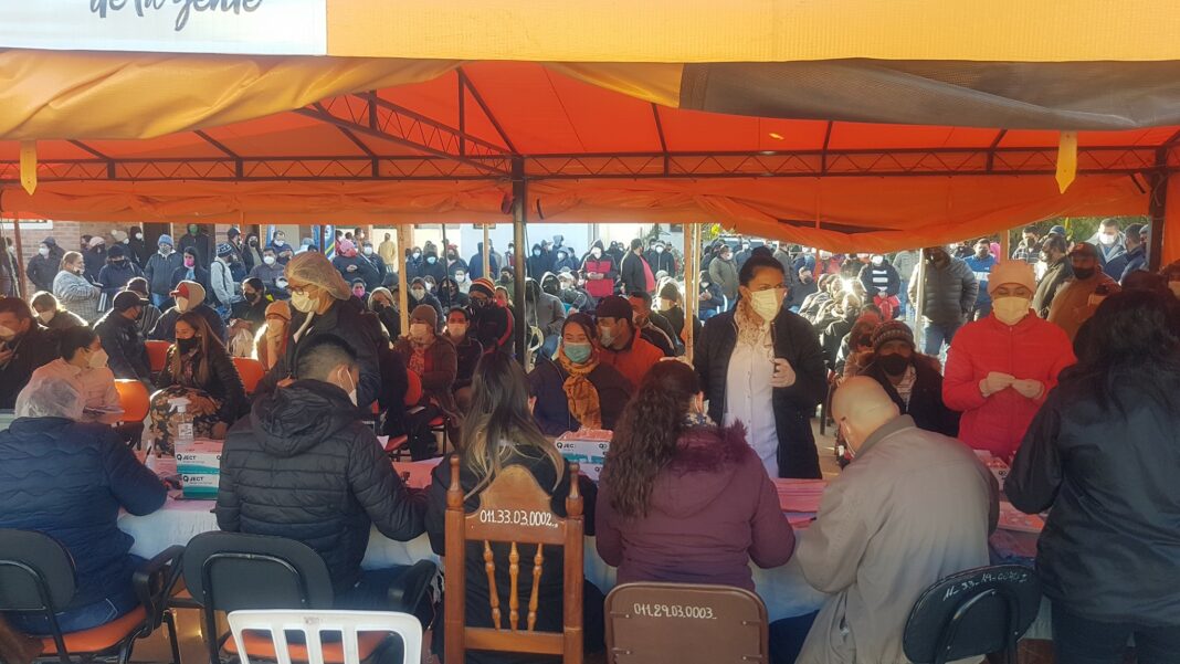 Más de 700 personas se vacunaron en el día de hoy en Ñeembucú