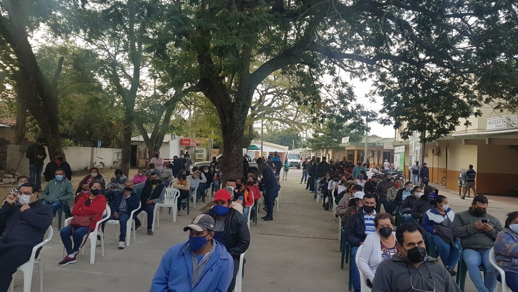 vacunación ñeembucú Más de 3.000 personas fueron inmunizadas en la fecha en Ñeembucú