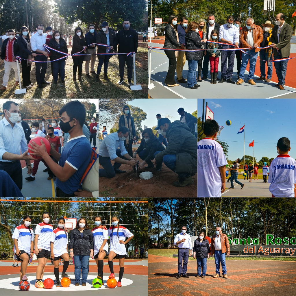 INAUGURACIÓN DE PLAZAS DEPORTIVAS