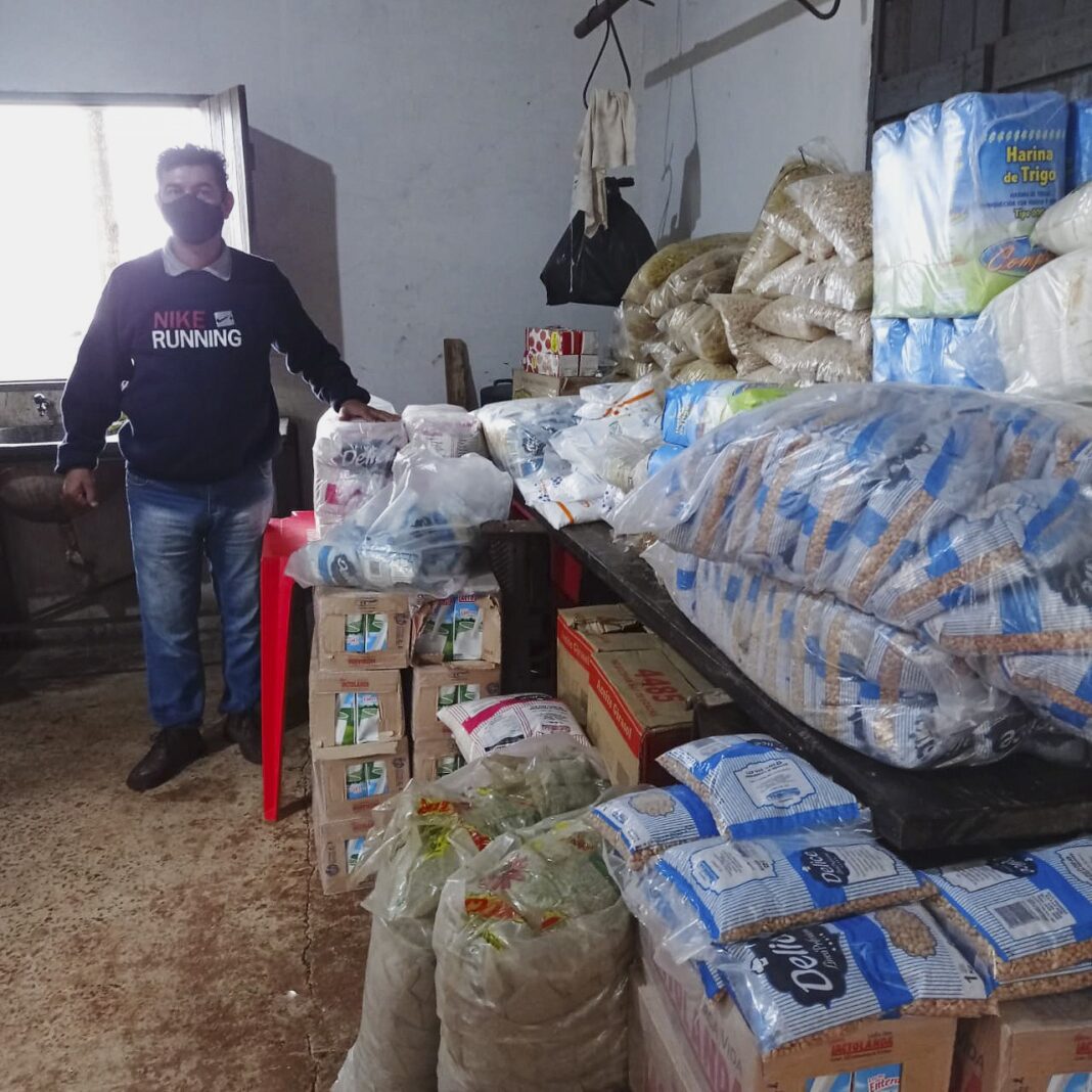 INDERT entrega de alimentos