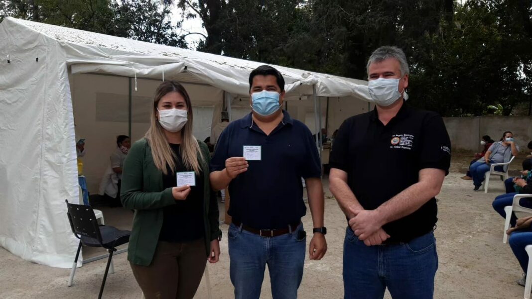 vacunación ñeembucú Jefe Departamental insta a la población a vacunarse contra el Coronavirus