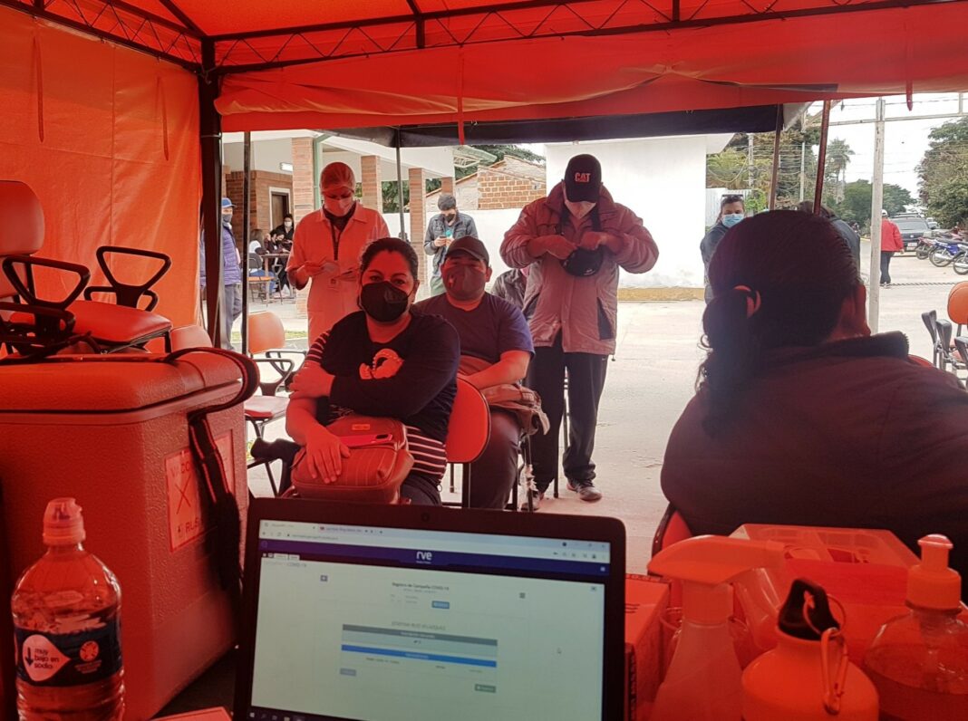 vacunación pilar Preocupa poca participación en vacunatorios de Pilar para plicación de segunda dosis anti COVID