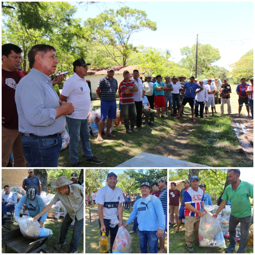 Pescadores de Ñeembucú recibieron ayuda del Gobierno Nacional