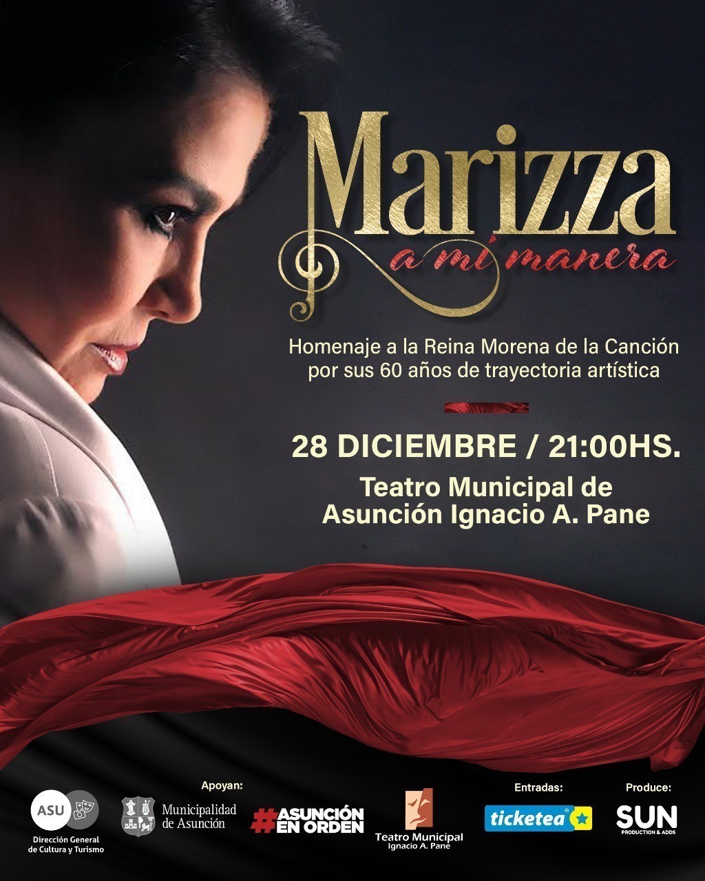 Marizza la Reina Morena de la Canción recibirá homenaje por sus 60 años de  carrera artística | .::RADIO NACIONAL::.