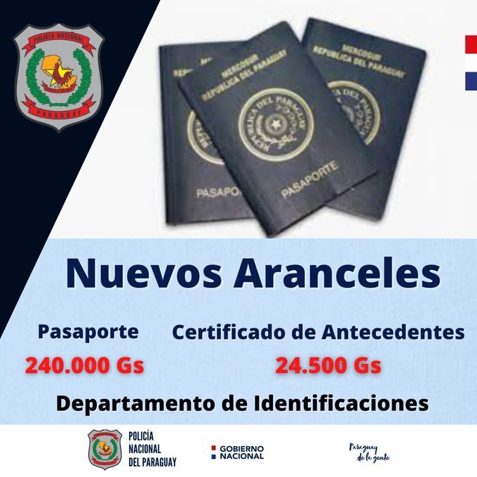 aranceles nuevos documentos