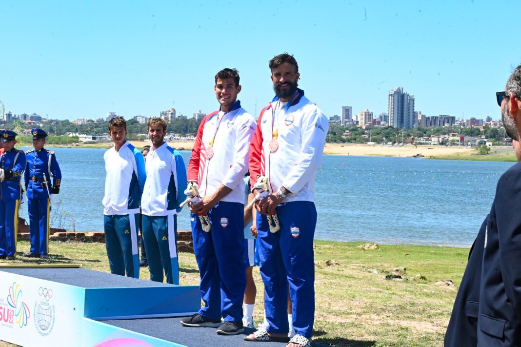 Javier Insfrán y Arturo Rivarola obtienen el bronce en Doble par de