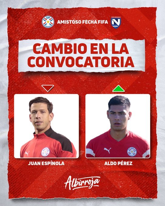 albirroja cambio convocatoria