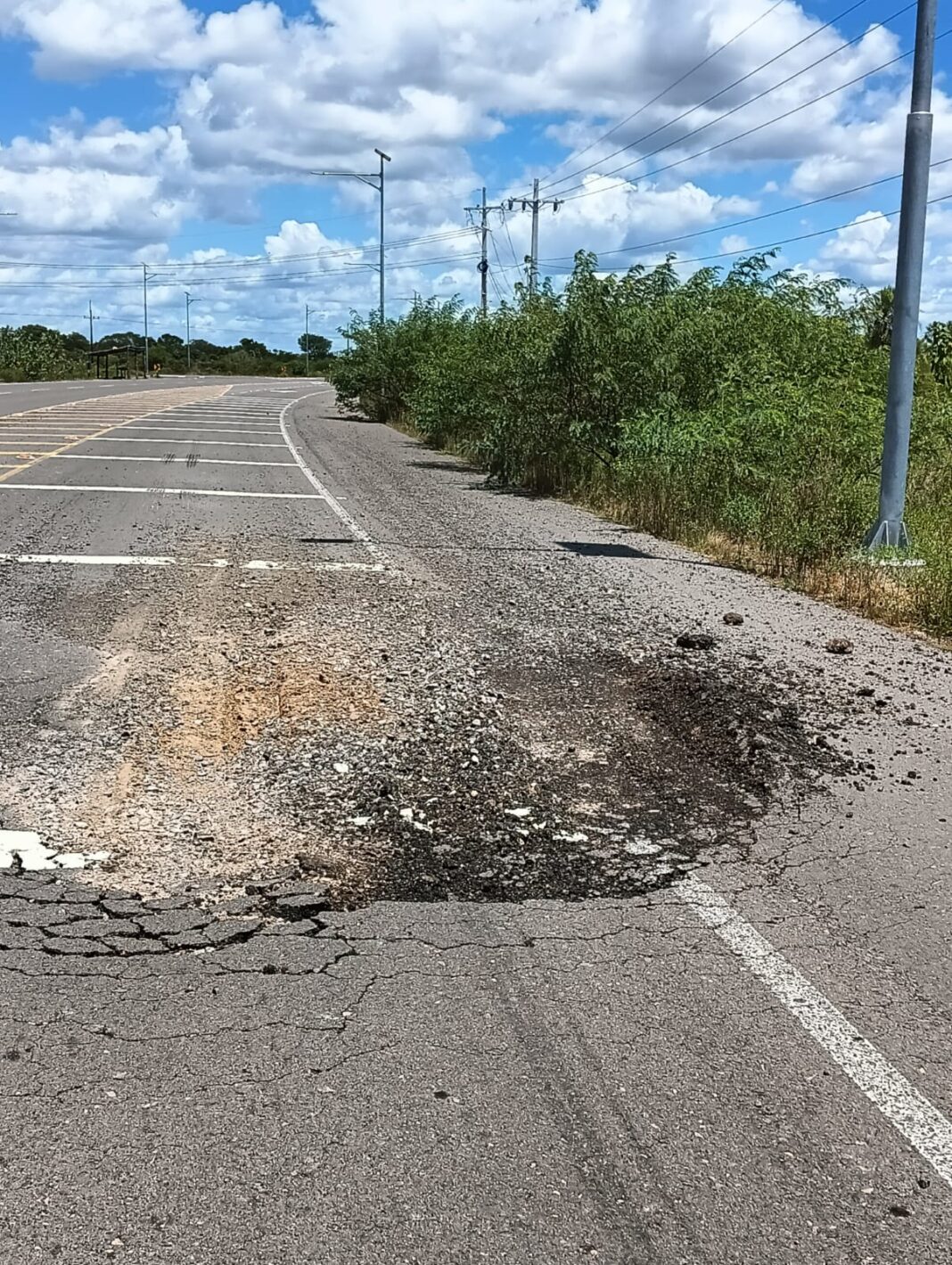 Ejecutarán trabajo de bacheo en el tramo de la ruta Py