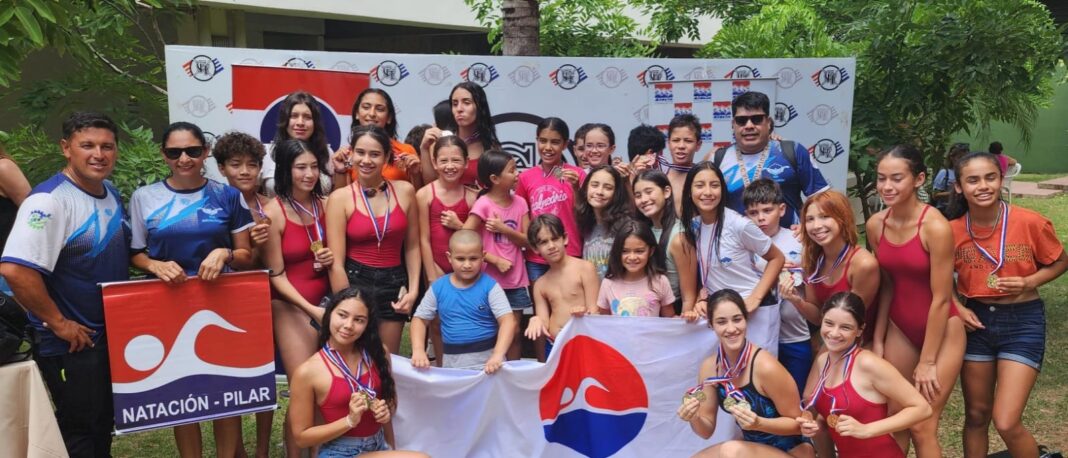 58 medallas conquistaron los nadadores pilarenses