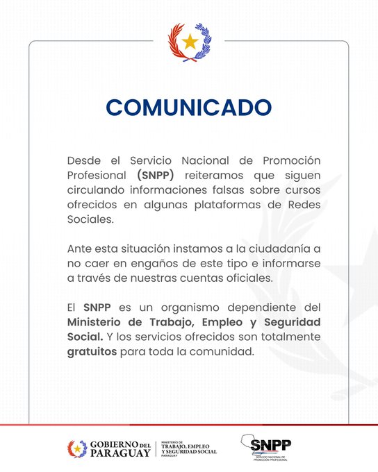 comunicado snpp insta