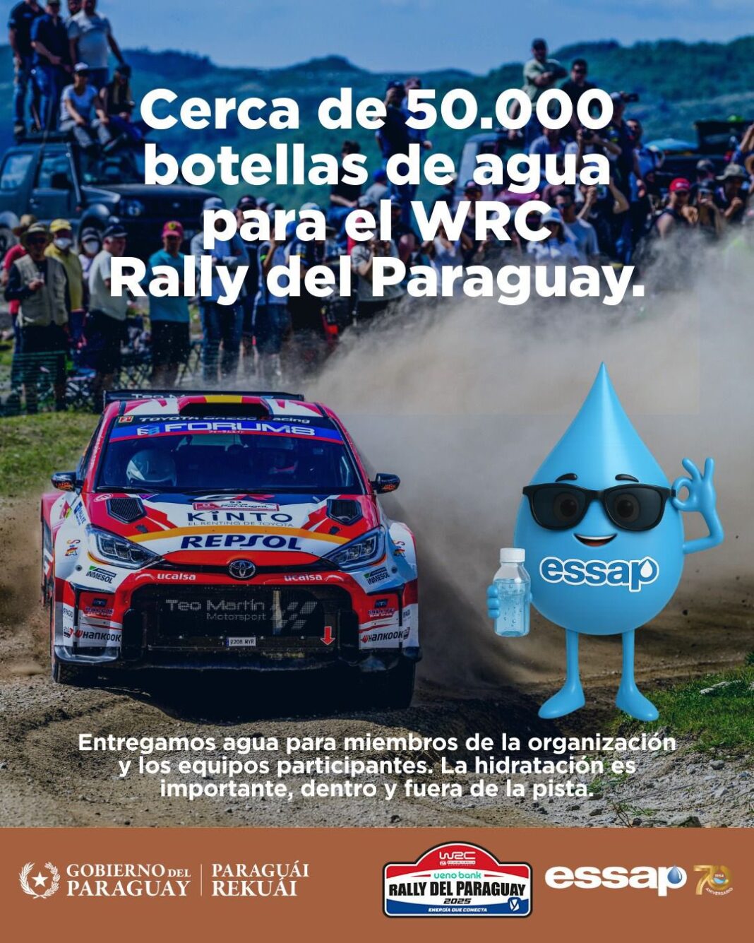 agua essap rally