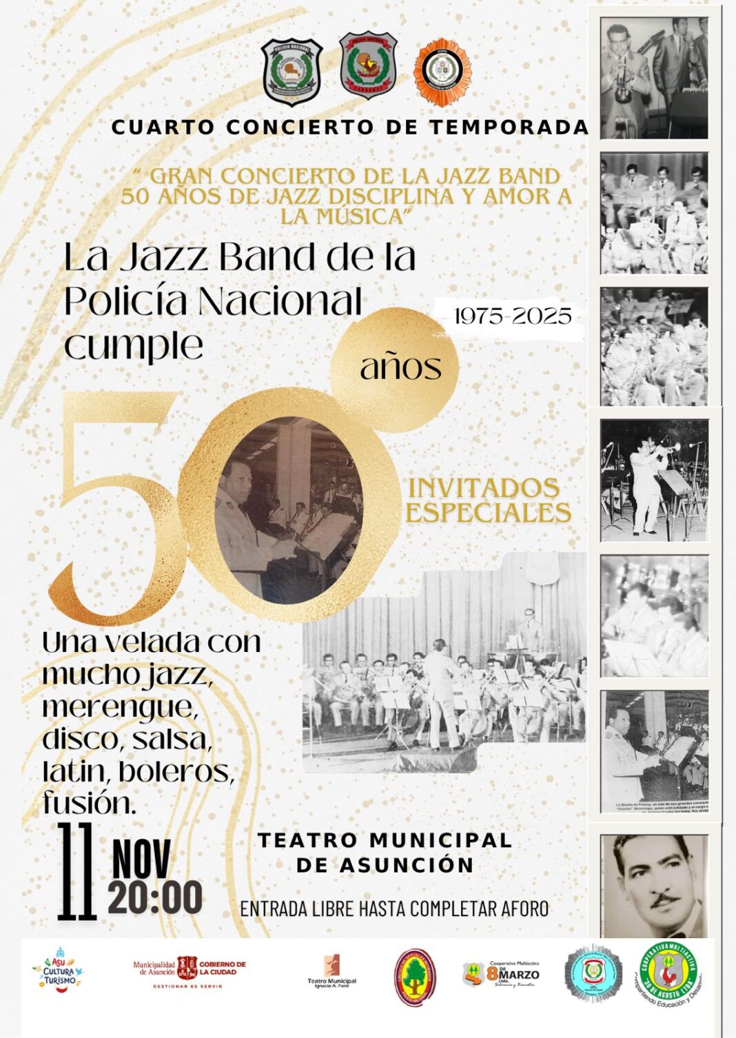 50 años aniversario de la jazz band