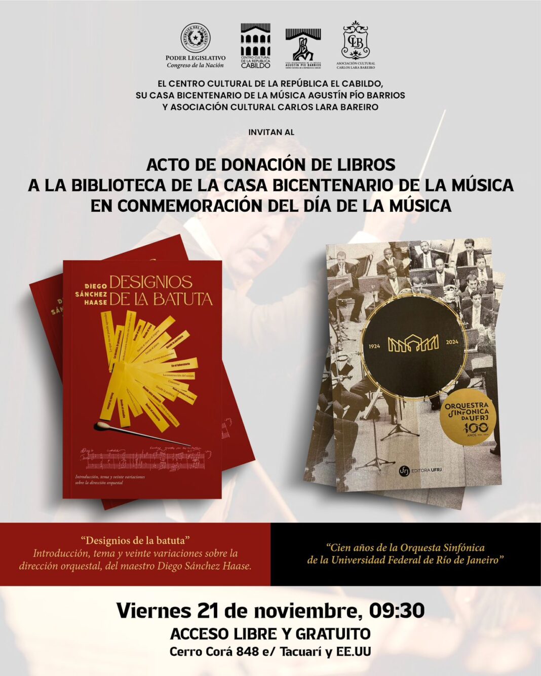acto libros dia de la musica