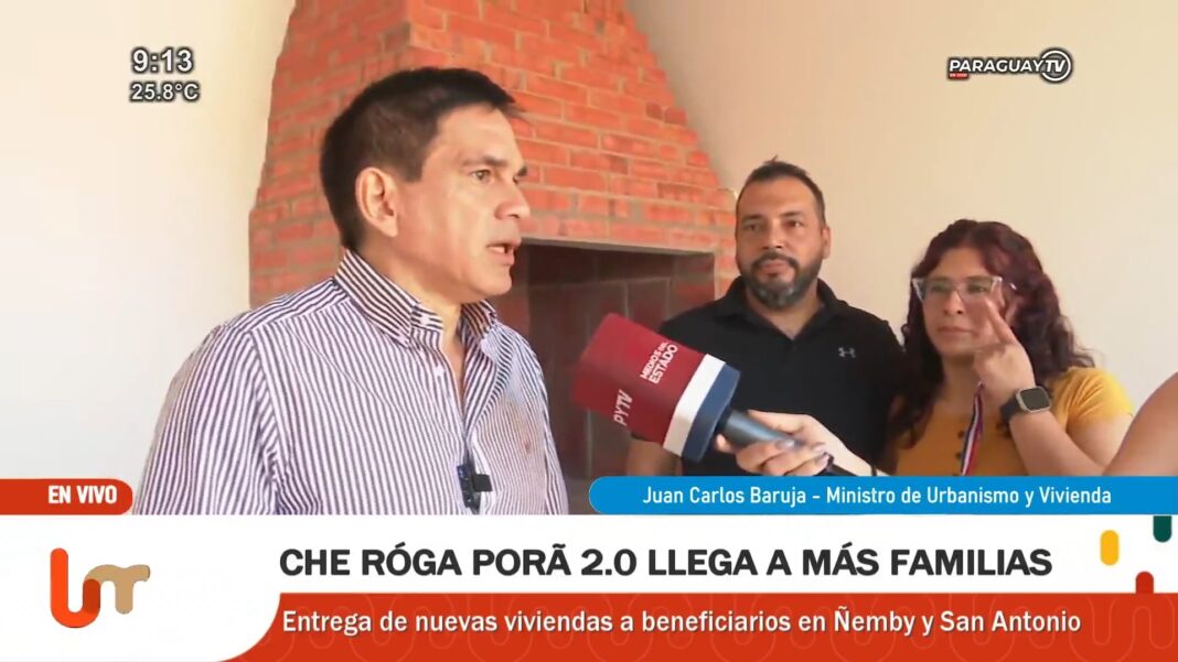 beneficiados viviendas che roga porá