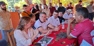 Titular del INDERT visitó San Pedro para reunirse con los frentistas de la obra vial del FOCEM
