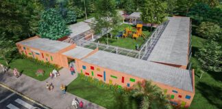 Verifican avances del Centro de Primera Infancia «Semillas del Futuro» en Yaguarón