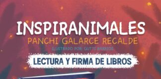 Panchi Galarce presenta organiza este sábado 28 lectura de cuentos del libro «Inspiranimales»