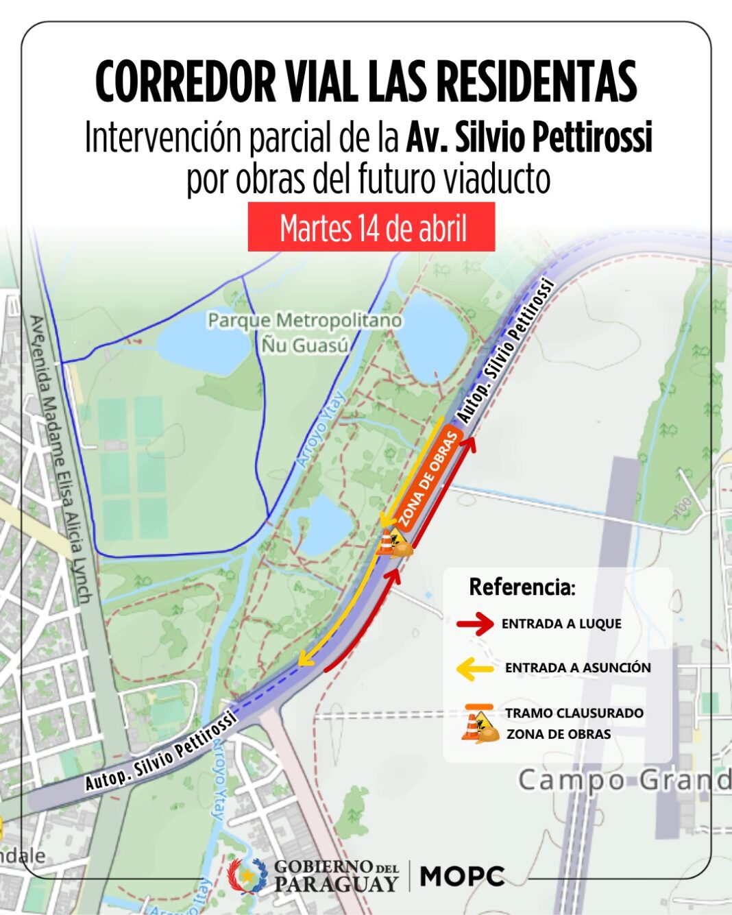 Inicio trabajos de pilotaje del futuro viaducto del Corredor Vial Las Residentas