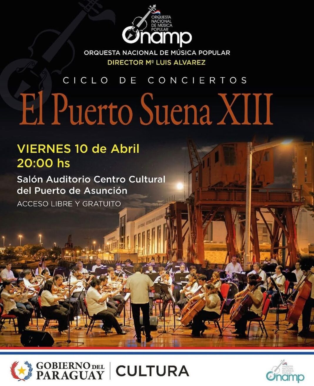 ONAMP invita a la XIII edición de El Puerto Suena