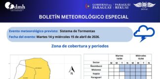 Gobierno prepara Plan de Contingencia ante pronóstico de tormenta