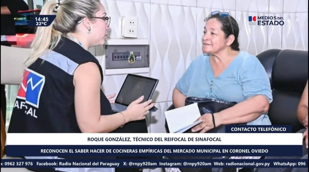 SINAFOCAL reconoce el saber hacer de cocineras empíricas del mercado municipal y fortalece desarrollo económico en Coronel Oviedo