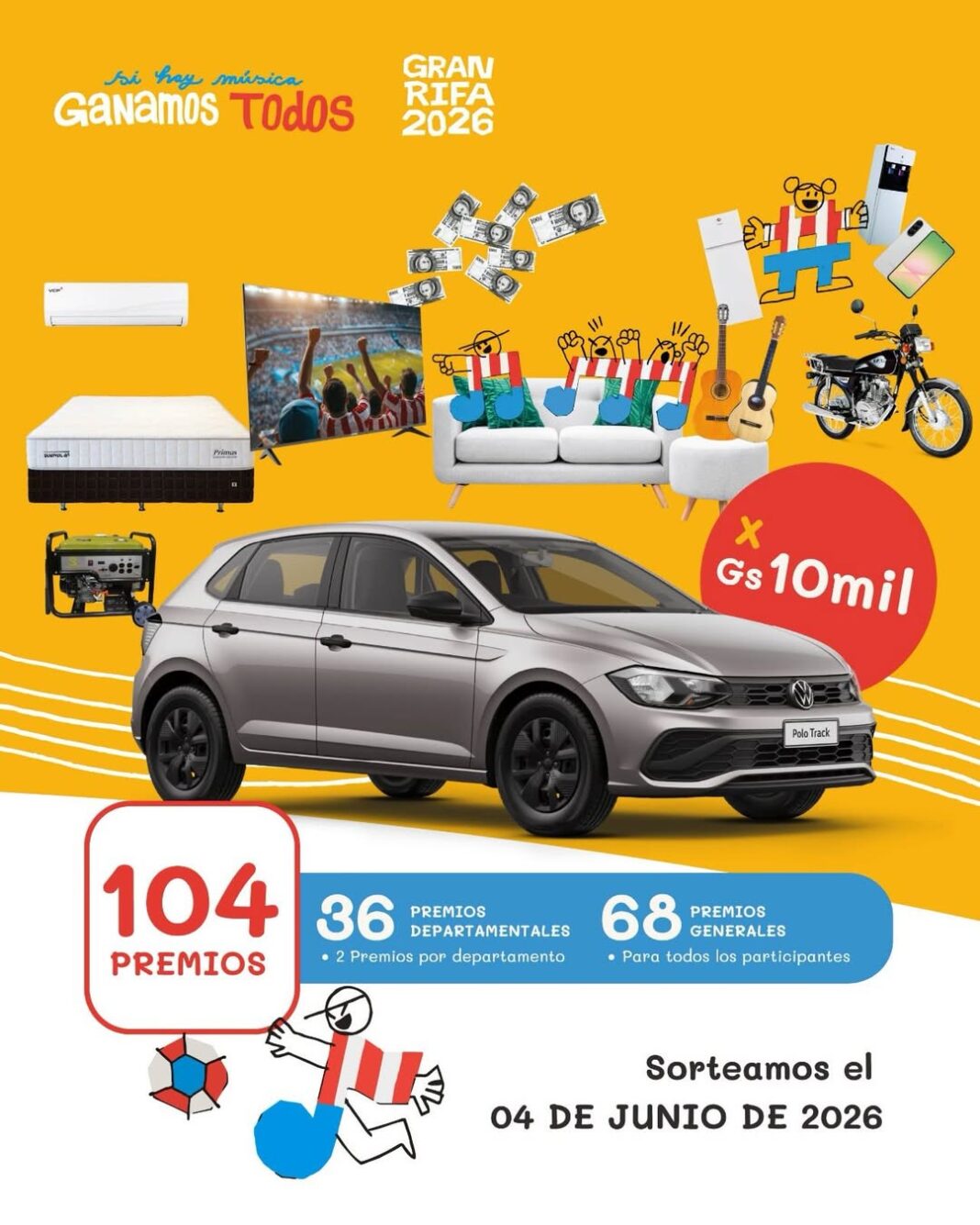 4 de junio rifa sonidos de la tierra