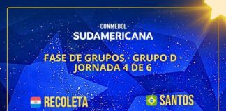 Copa Sudamericana: Recoleta recibe en Pedro Juan Caballero al Santos de Neymar