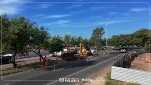 Continúan las obras en la avenida Silvio Pettirossi