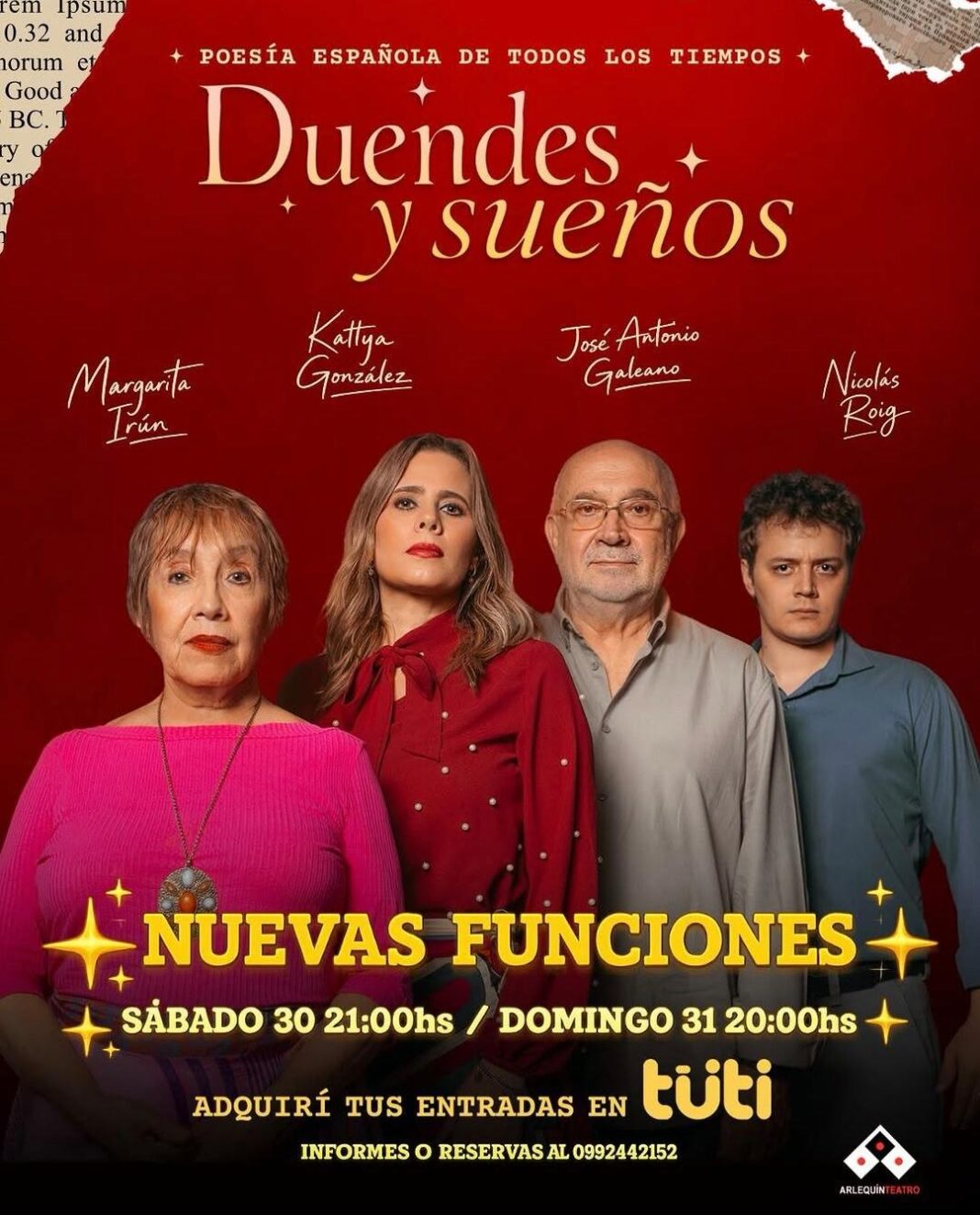 duendes y sueños obra de teatro