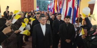 Multitudinaria bienvenida al nuevo obispo de la diócesis de Concepción y Amambay