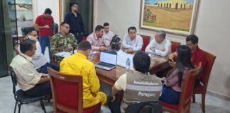 Titular de la SEN coordina acciones preventivas en San Pedro ante posible impacto del fenómeno climático